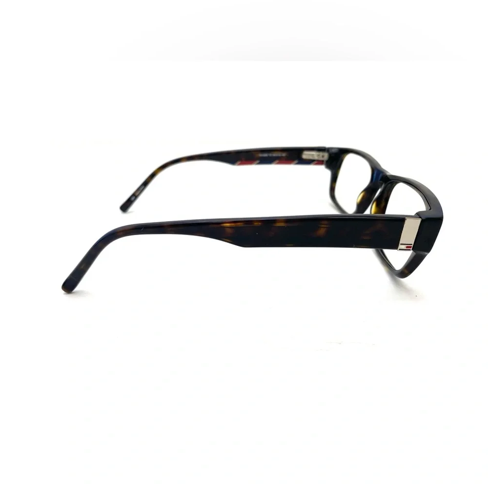 Tommy Hilfiger Men's Tortoise Shell Rectangle Shaped Eyeglass Frame TH3299